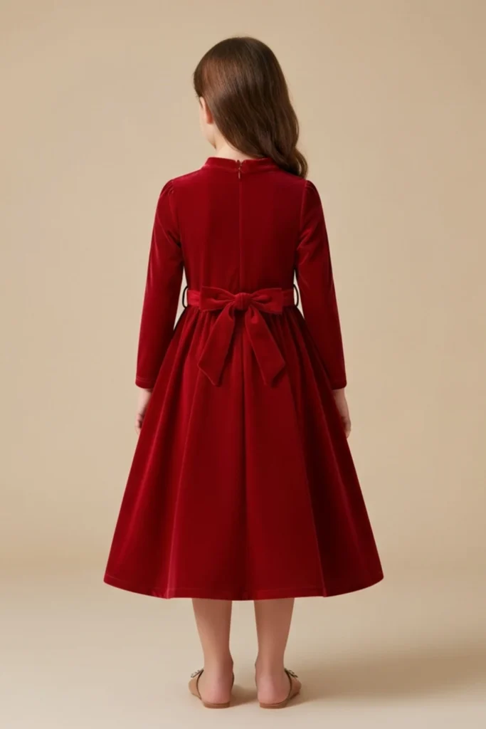 Velvet Dress For Kids