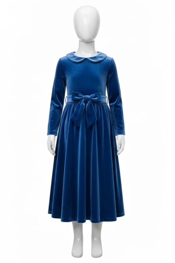 Velvet Dress For Kids
