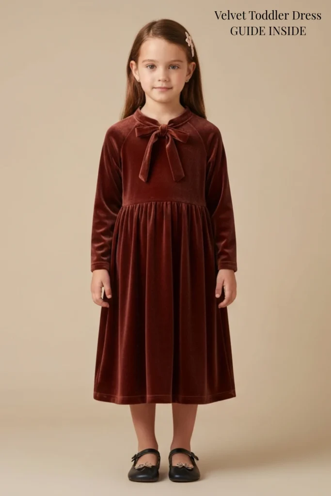 Velvet Toddler Dress