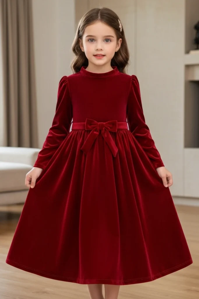 Velvet Toddler Dress