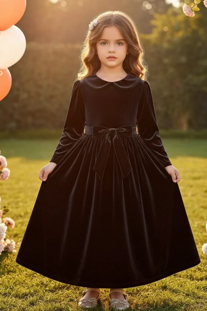 Velvet Toddler Dress