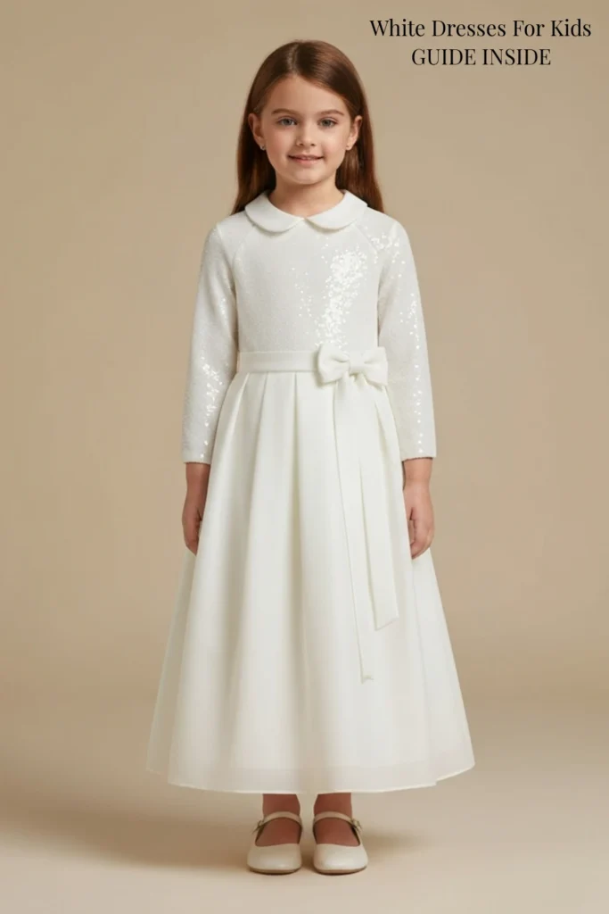 White Dresses For Kids