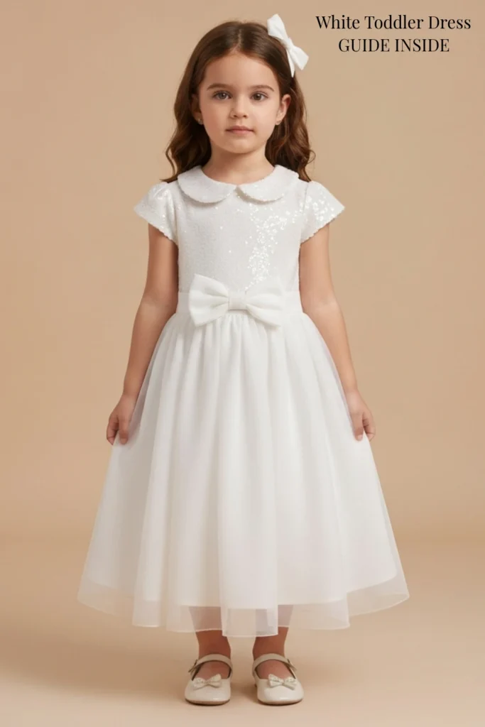 White Toddler Dress