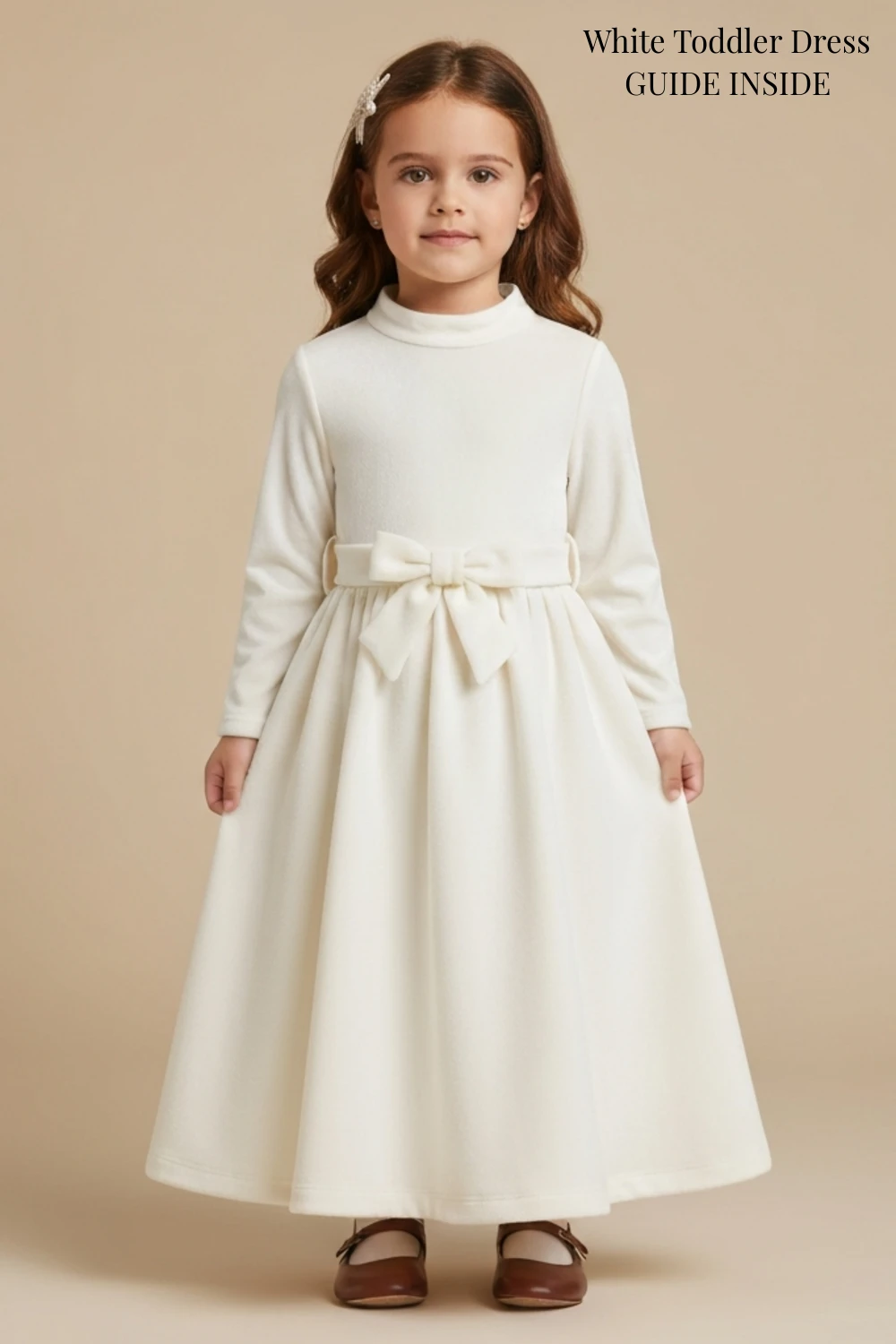 White Toddler Dress
