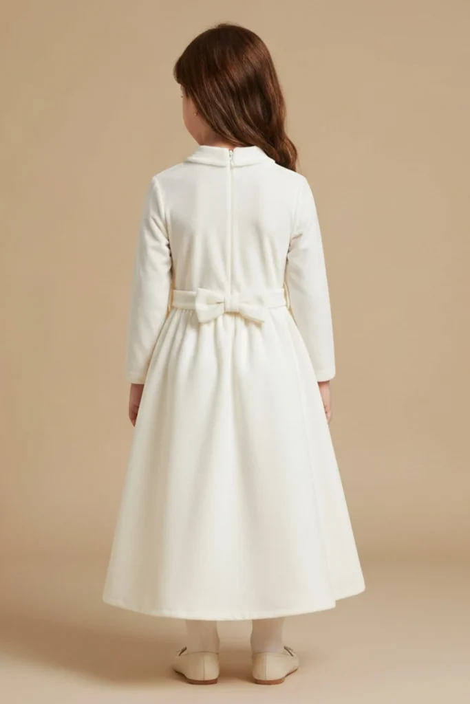 White Toddler Dress
