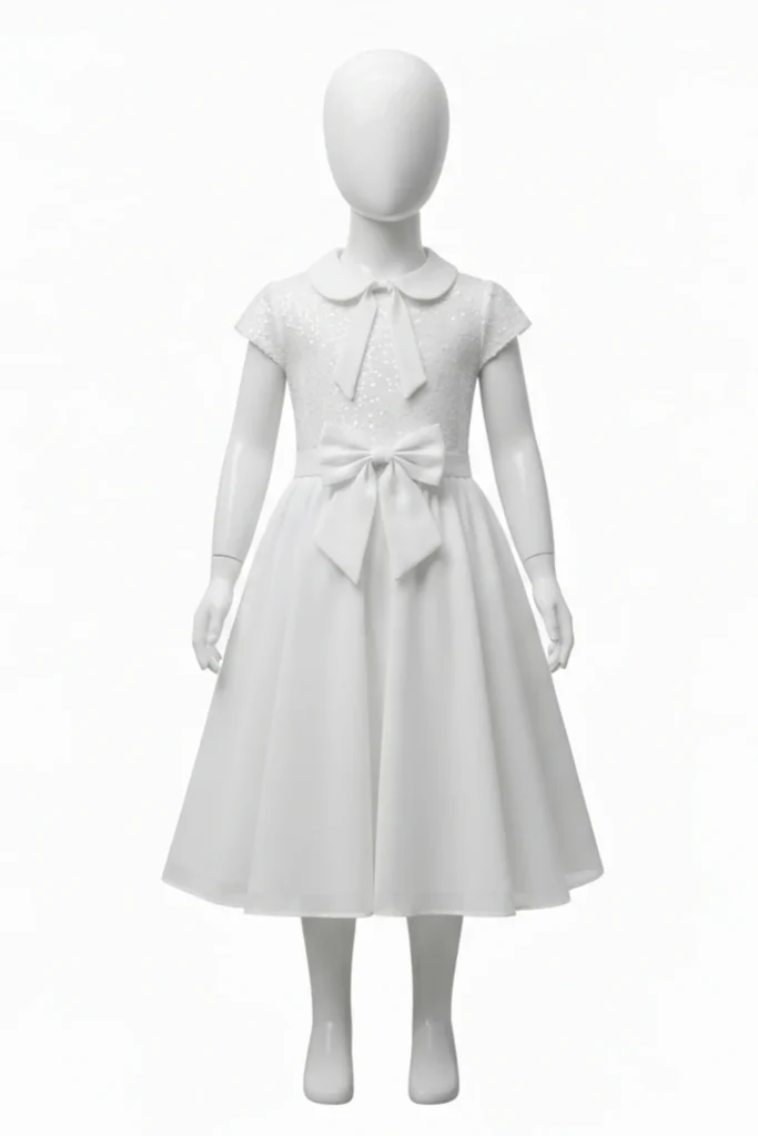 White Toddler Dress