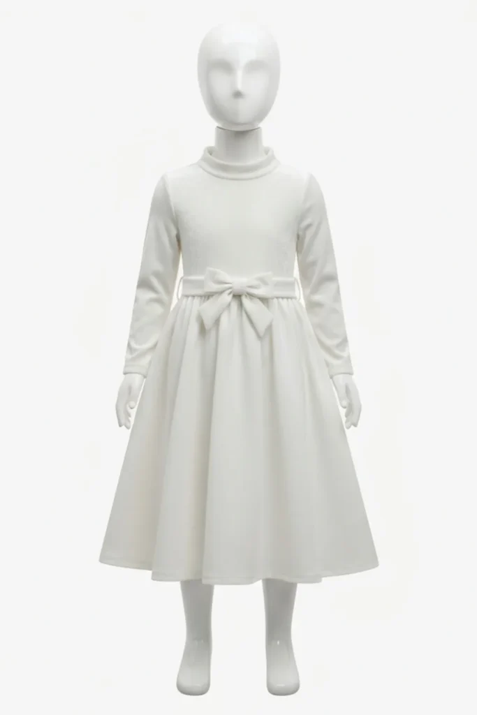 White Toddler Dress