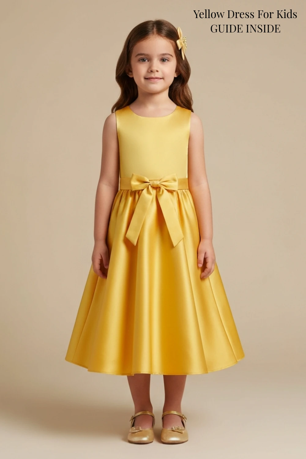 Yellow Dress For Kids