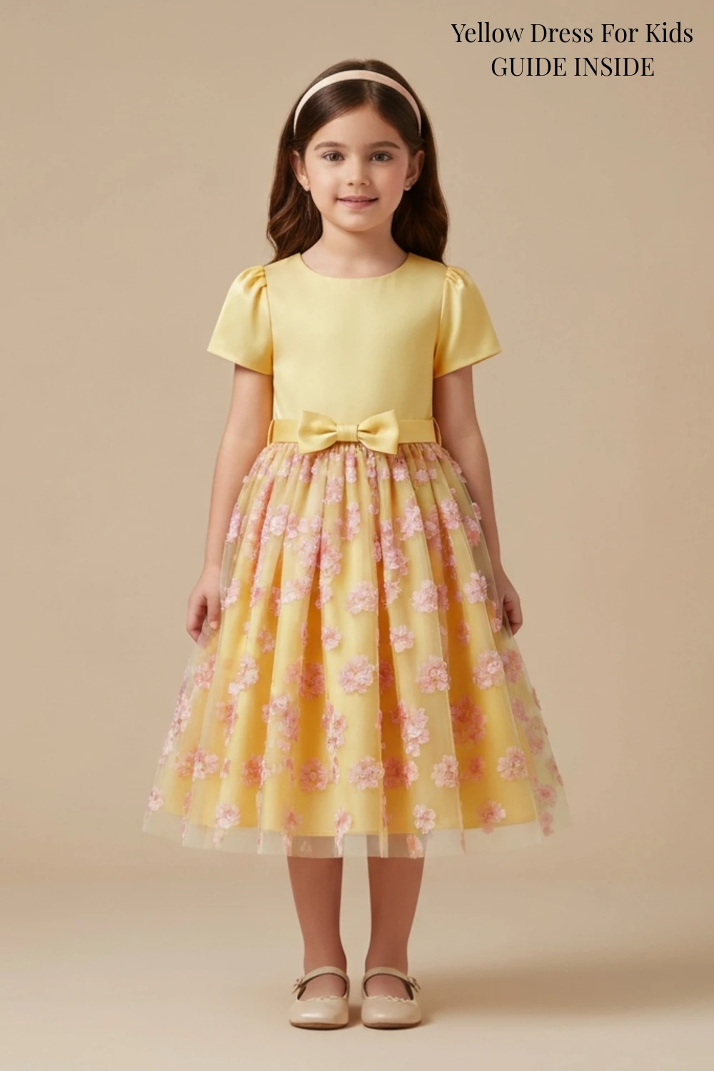 Yellow Dress For Kids