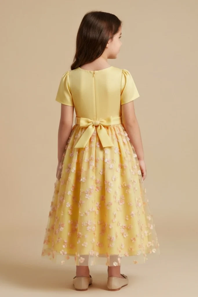 Yellow Dress For Kids