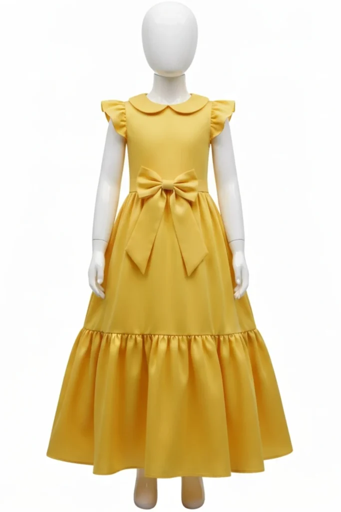 Yellow Dress For Kids