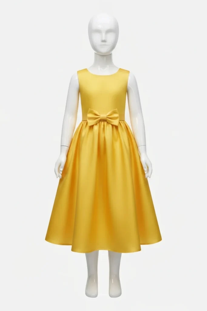 Yellow Dress For Kids