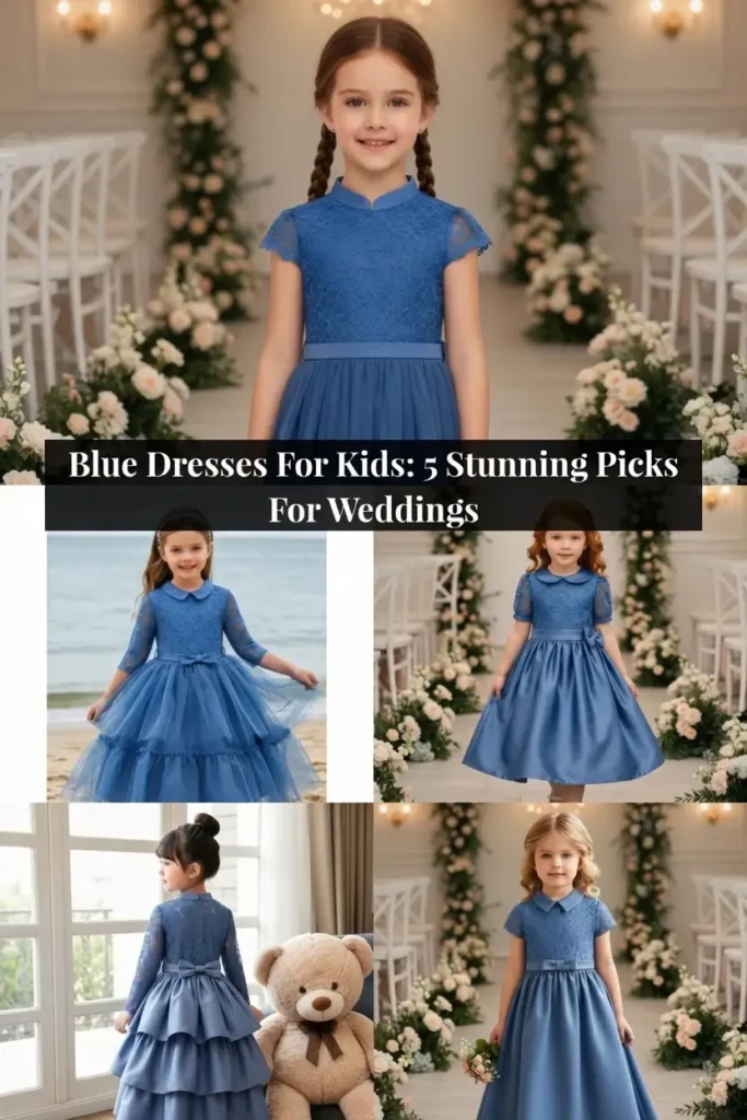 Blue Dresses For Kids
