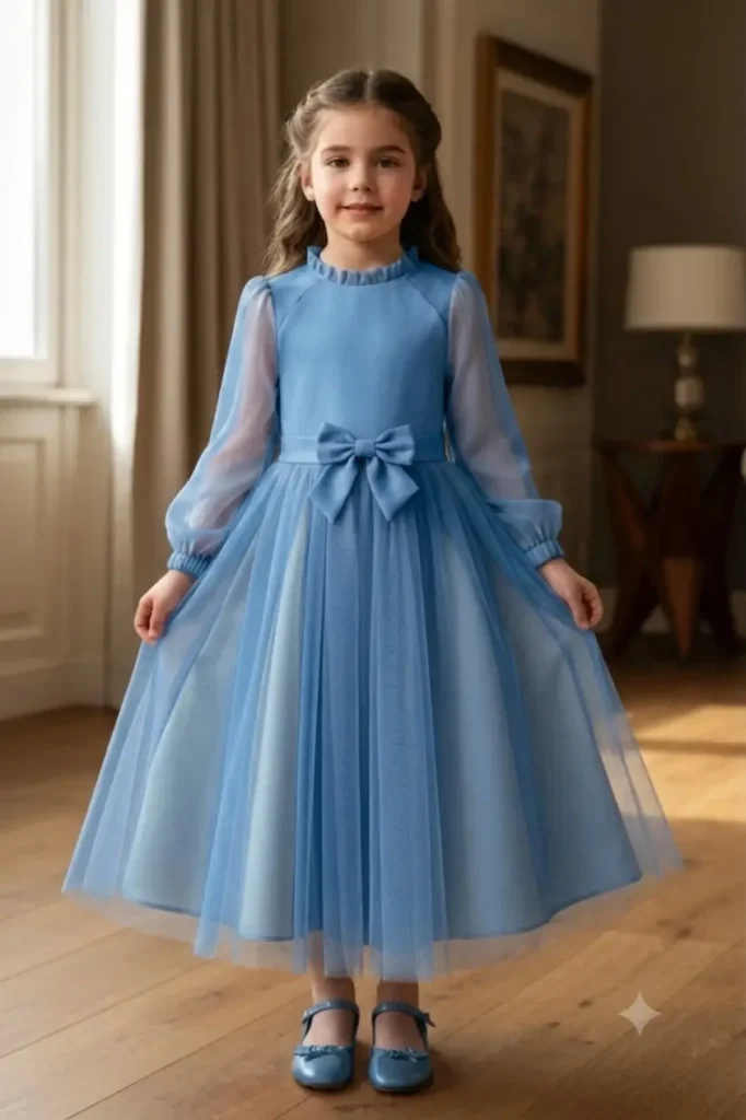 Blue Kids Dress