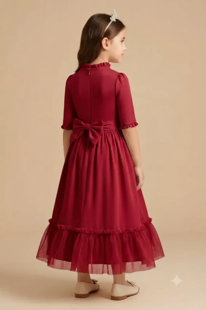 Girl Red Dress
