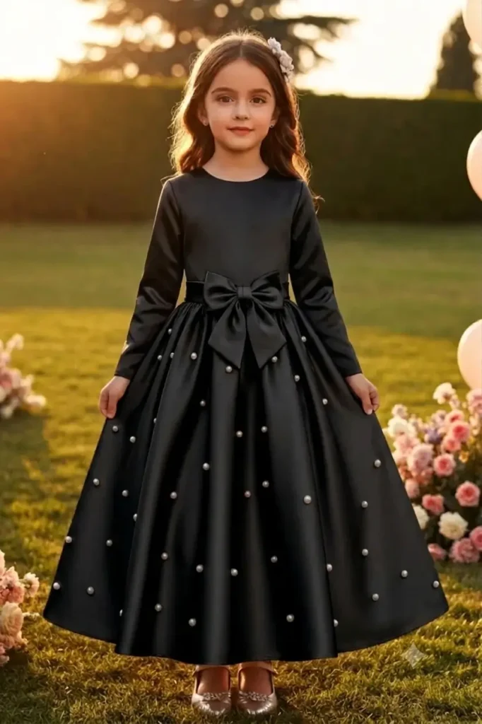 Girls Black Dress