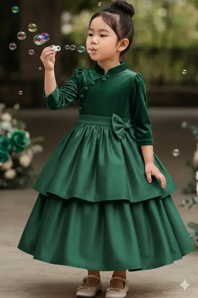 Velvet Toddler Dress