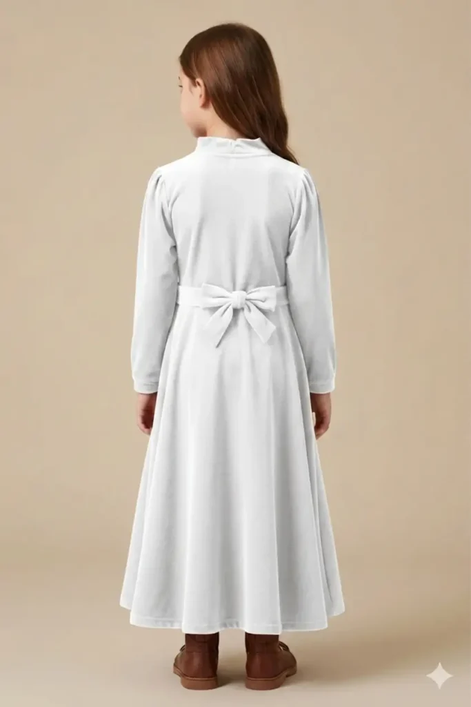 White Toddler Dress