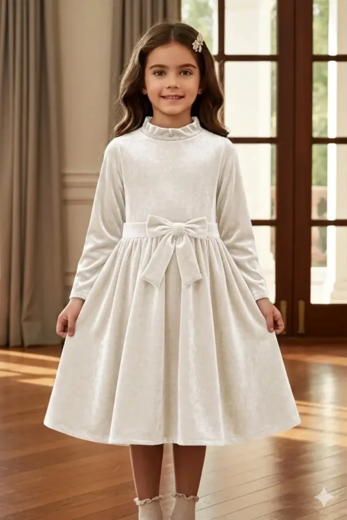 White Toddler Dress