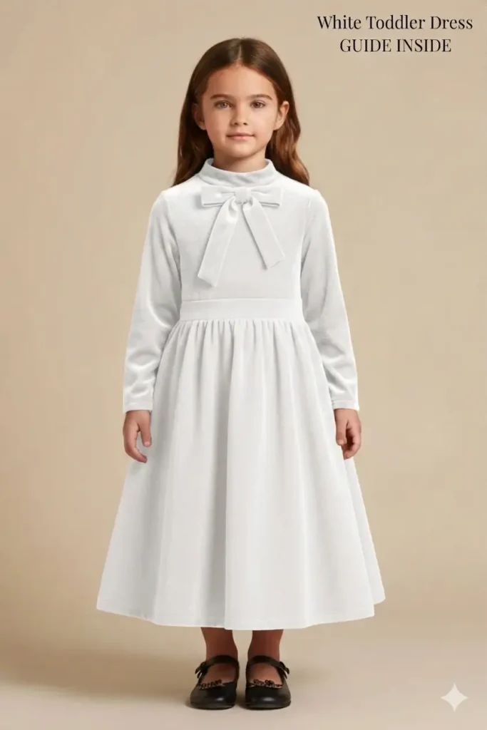 White Toddler Dress