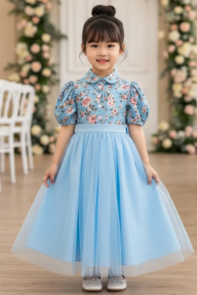 Floral Dress For Kids