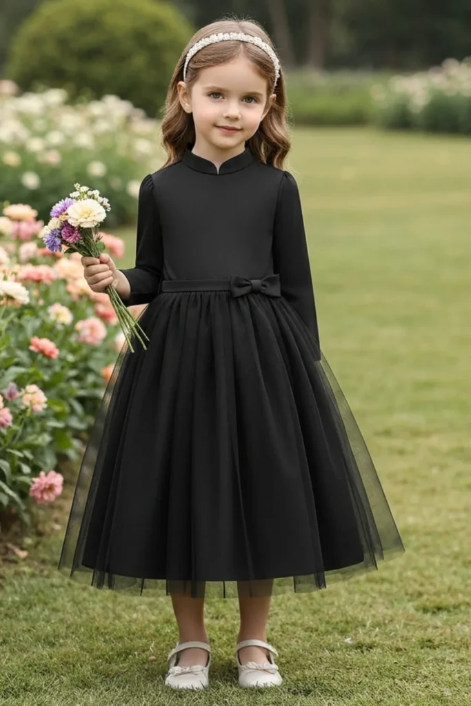 Girls Black Dress