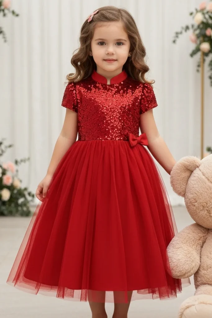 Kids Red Dress