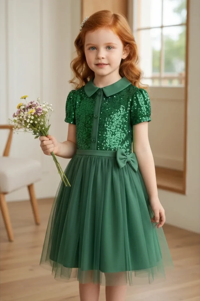 Green Toddler Dress
