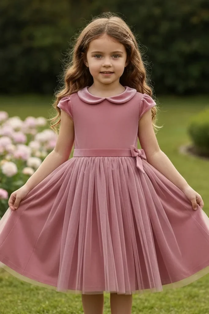 Velvet Toddler Dress
