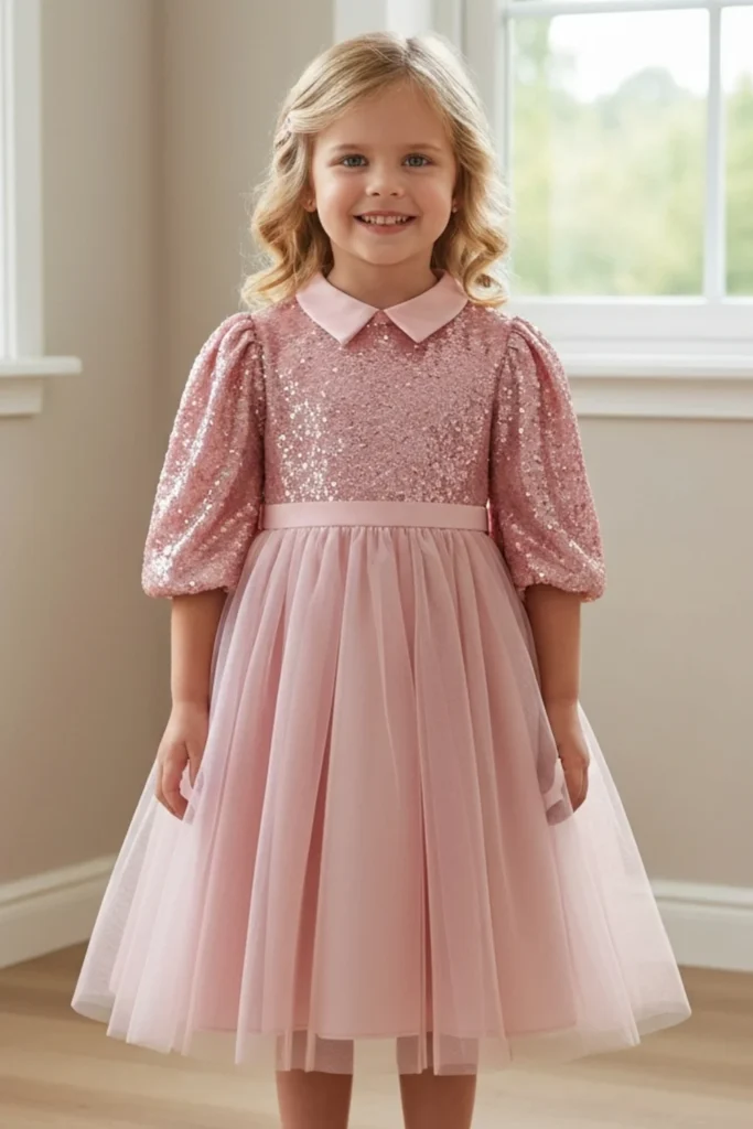 Sequin Kids Dress