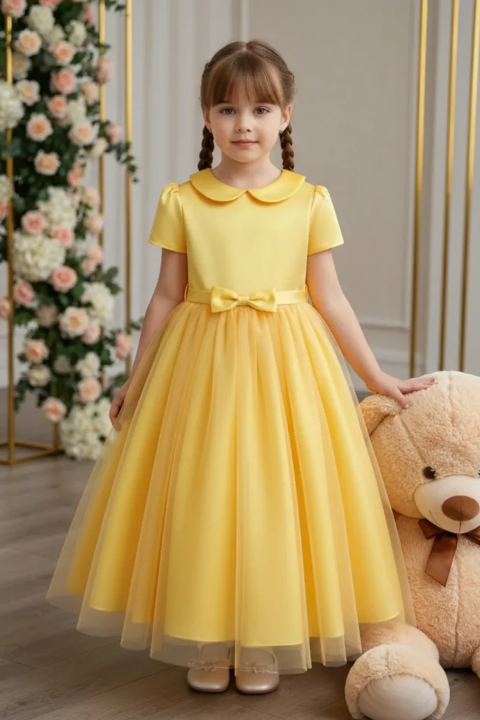 Yellow Dress For Kids