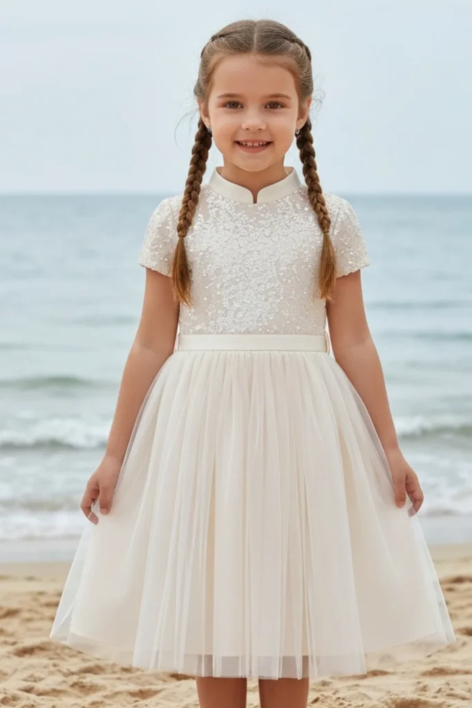Sequin Kids Dress