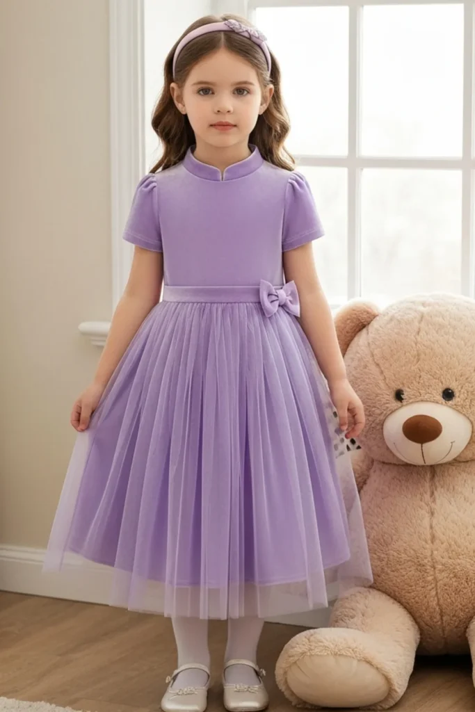 Velvet Toddler Dress