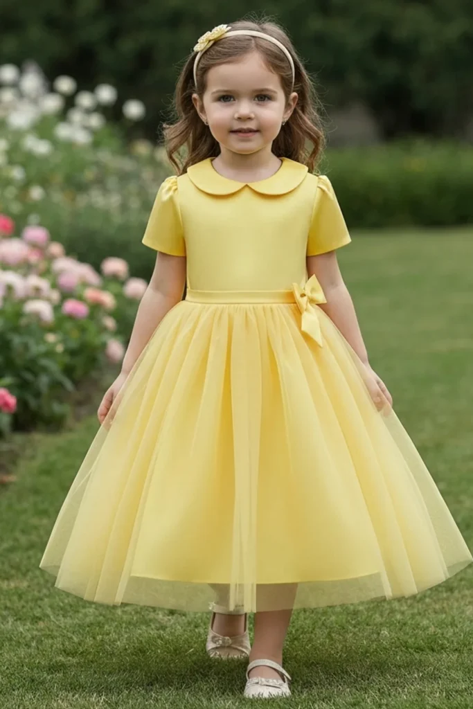 Girls Yellow Dress
