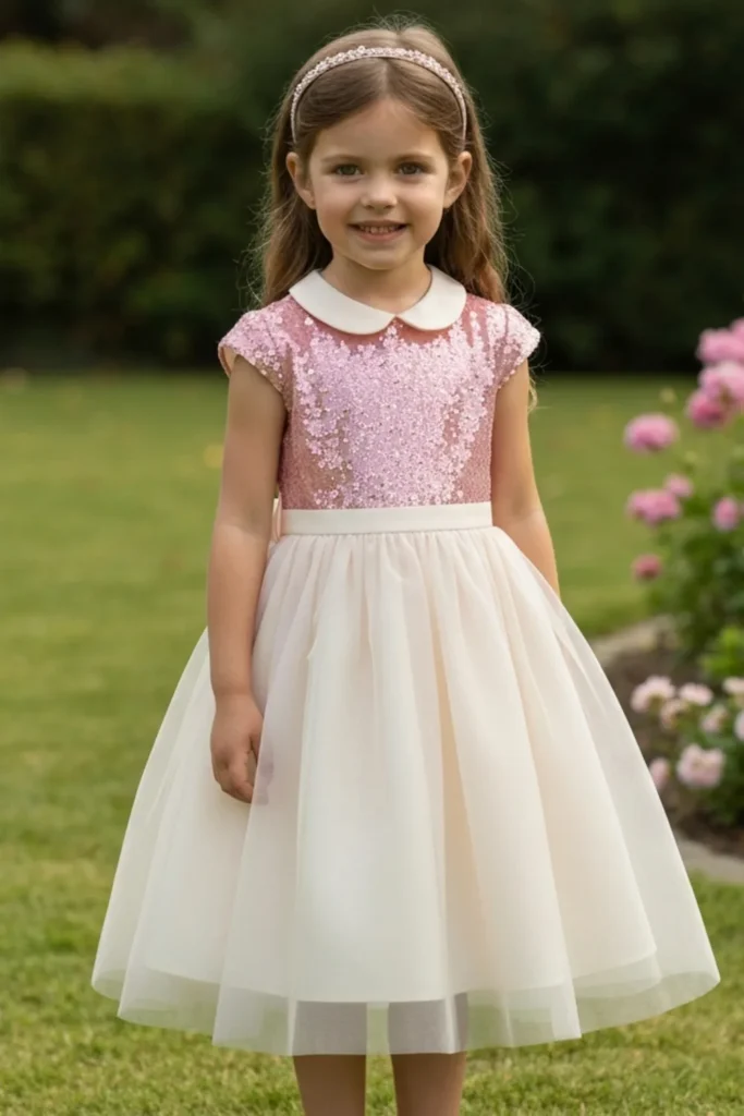 Sequin Kids Dress