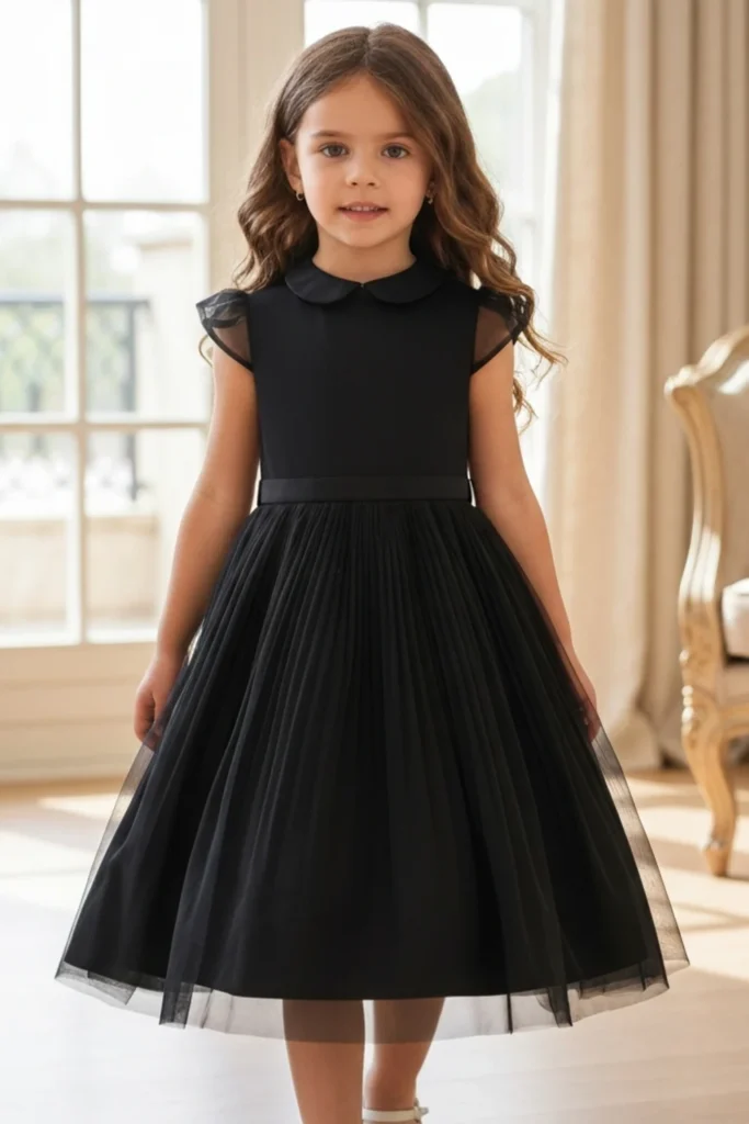 Girls Black Dress