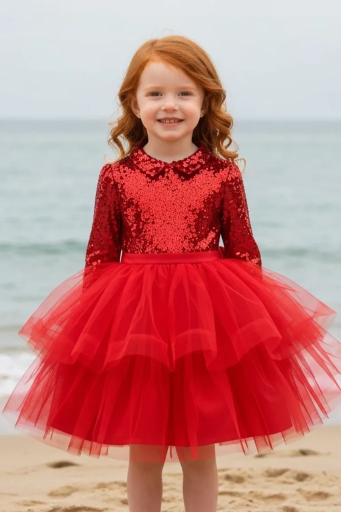 Kids Red Dress