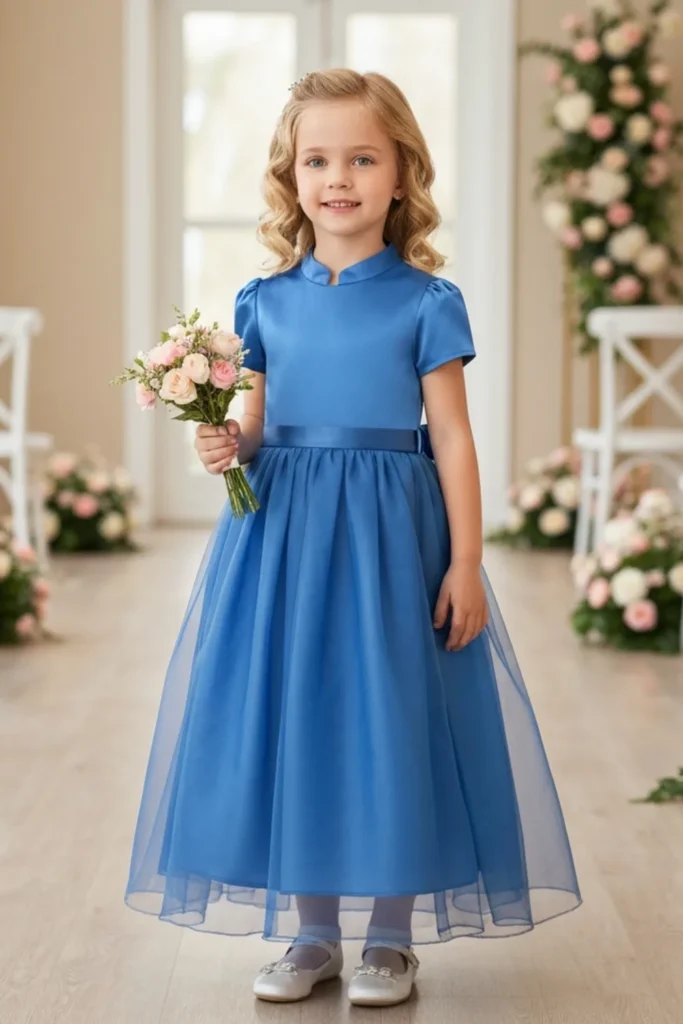 Light Blue Dress For Kids