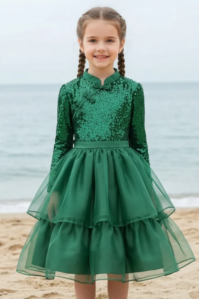 Green Toddler Dress