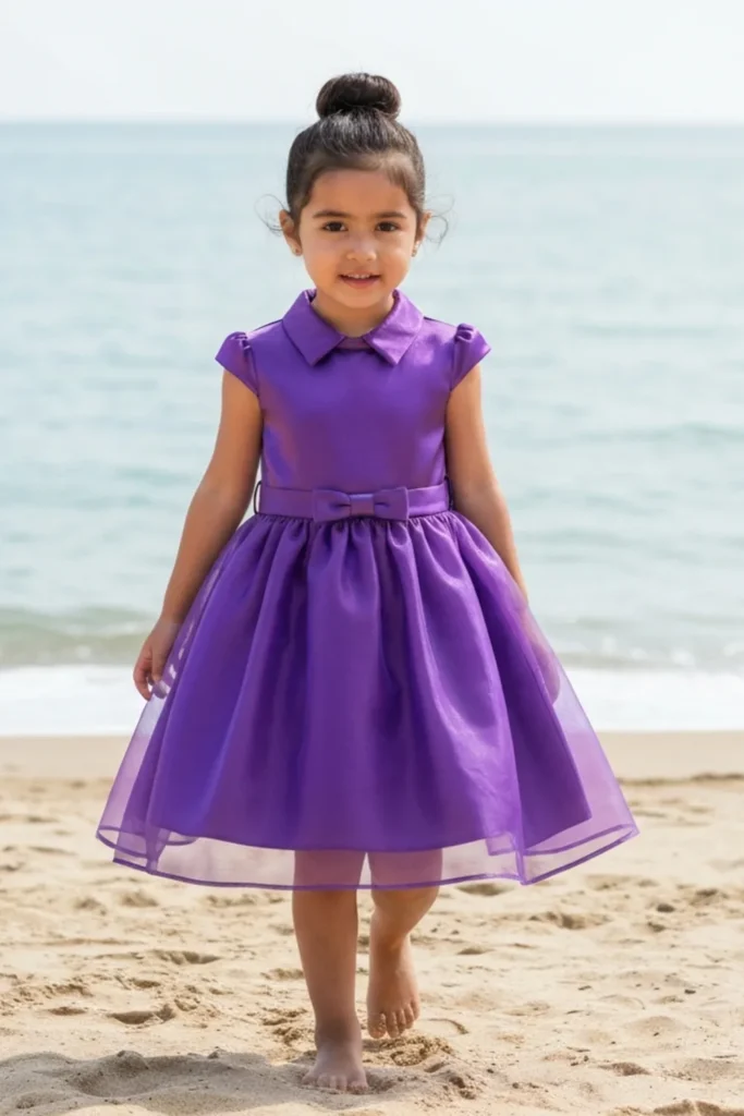 Purple Dresses For Kids