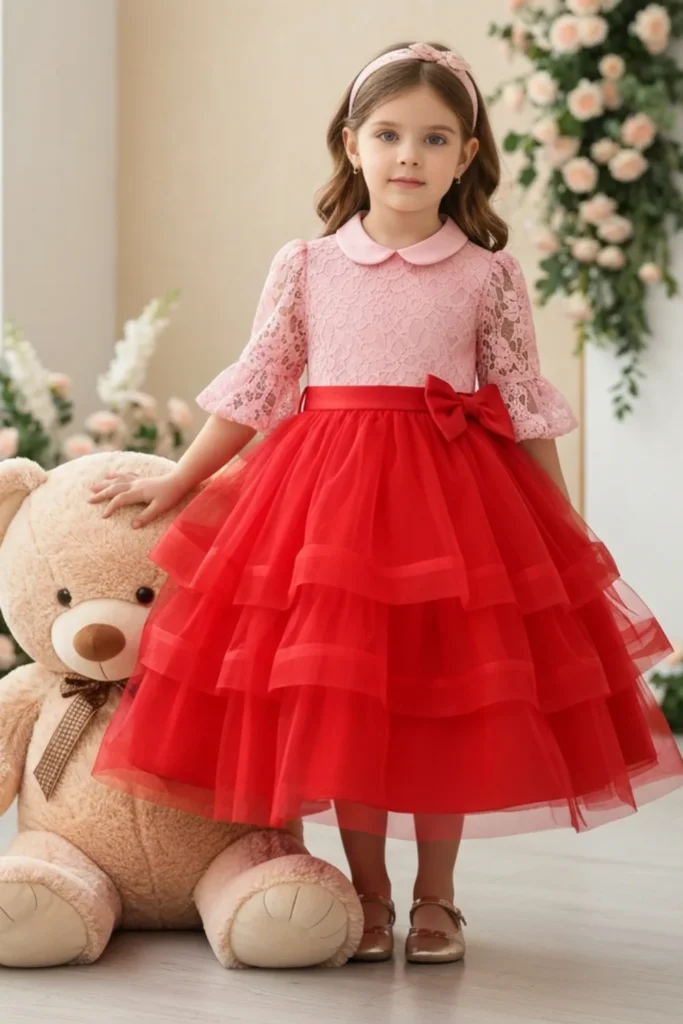 Lace Dress For Kids