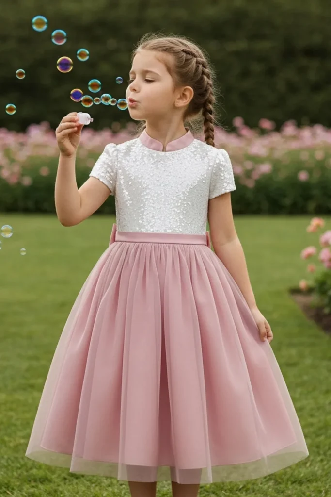 Sequin Kids Dress