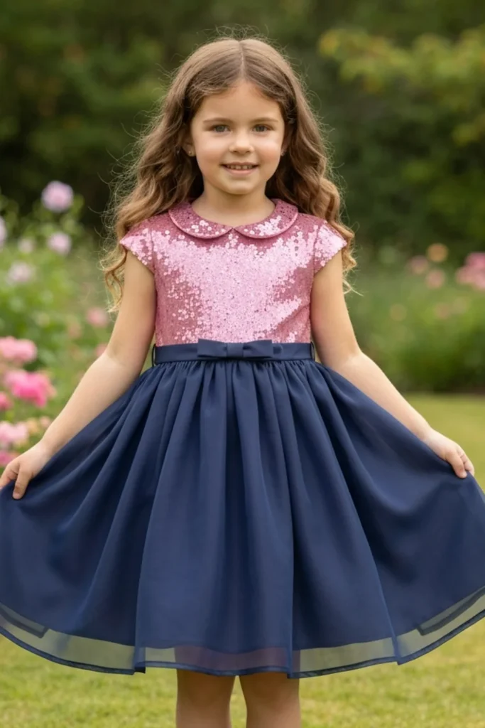 Sequin Kids Dress