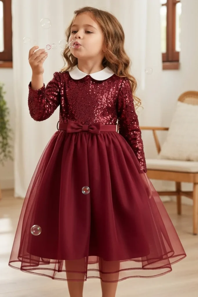 Sequin Kids Dress