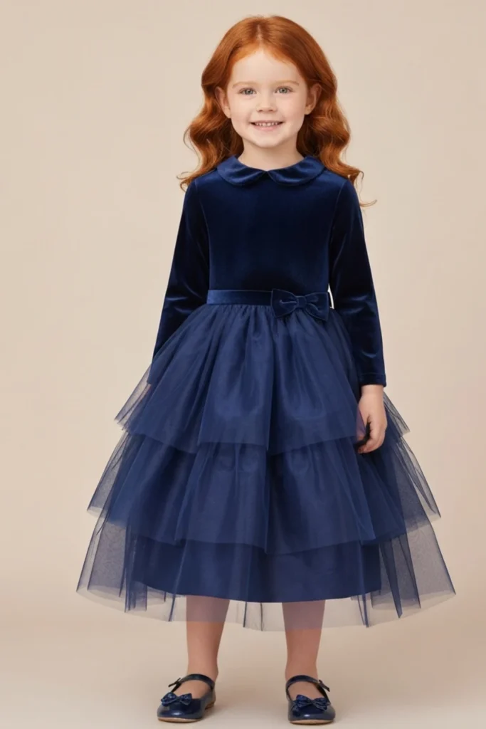 Velvet Toddler Dress