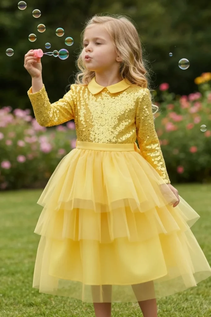 Kids Yellow Dress