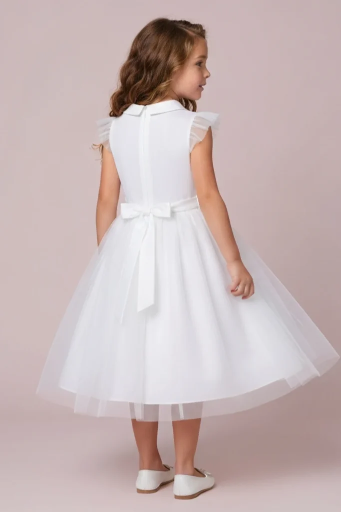 White Toddler Dress