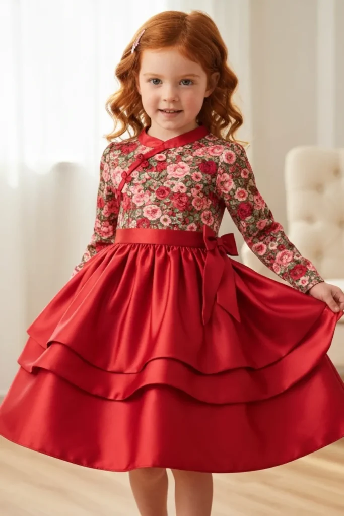 Floral Dress For Kids