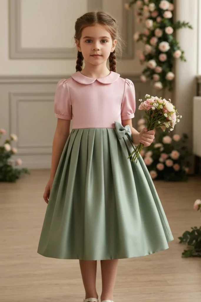 Kids Satin Dress