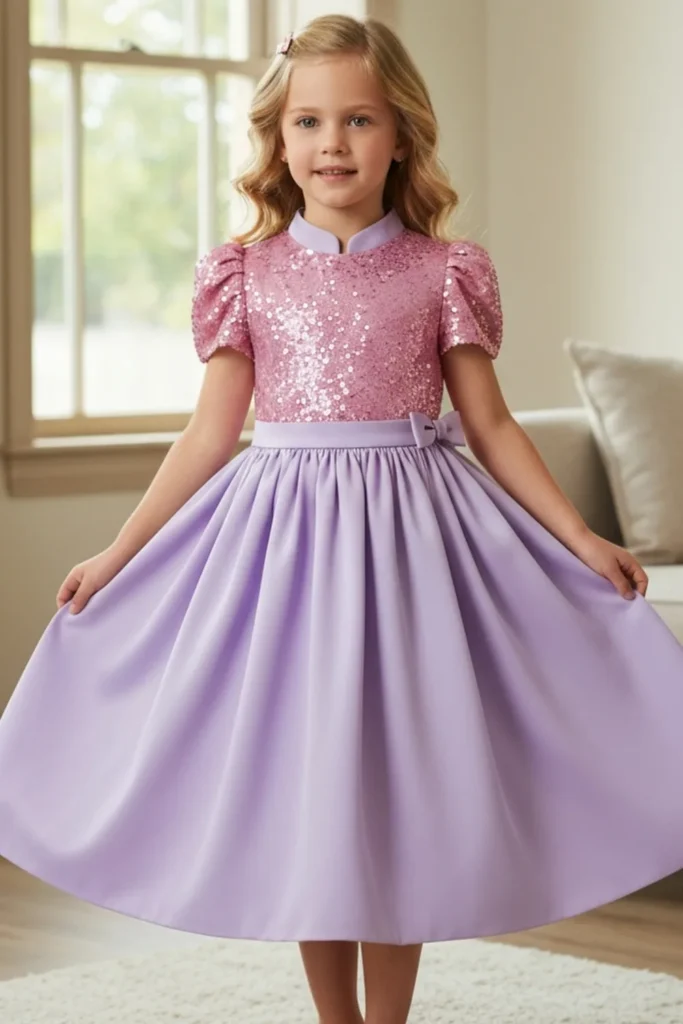 Sequin Kids Dress